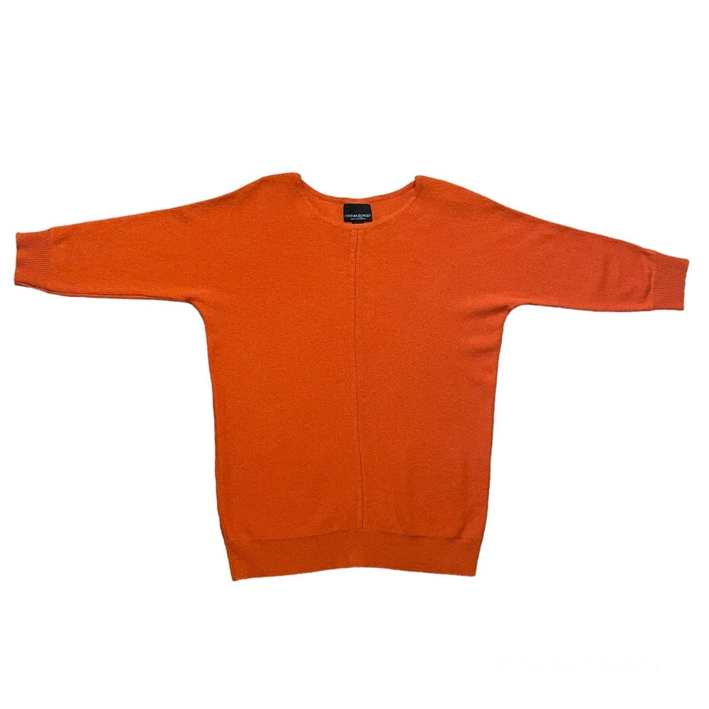 Cynthia Rowley Rust Cashmere Sweater size M